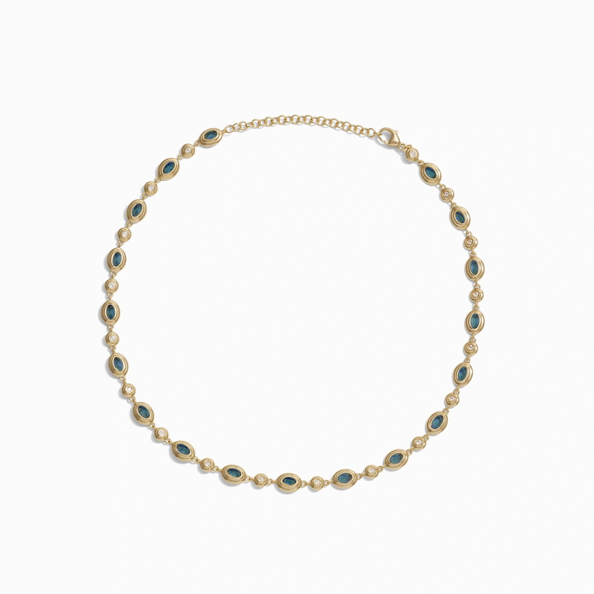 Gemstone Tennis Necklace