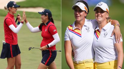 Nelly Korda and Allisen Corpuz, and Linn Grant and Maja Stark
