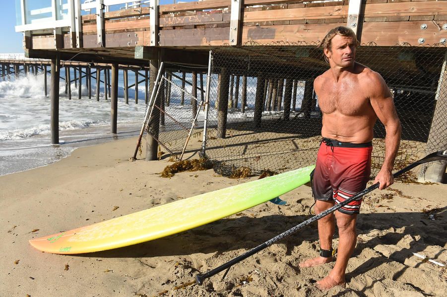 Watch legendary surfer Laird Hamilton &amp;#039;shoot the pier&amp;#039; &amp;amp;mdash; twice