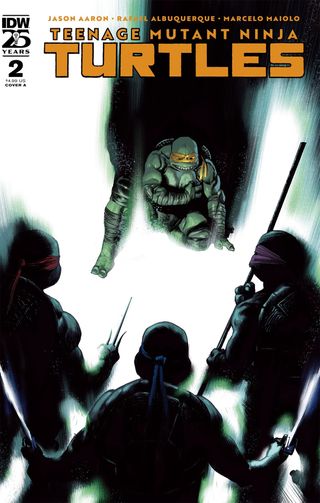 Teenage Mutant Ninja Turtles #2 variant cover by Rafael Albuquerque