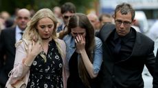 The family of Lisa Lees, who died in the attack, arrive for her funeral