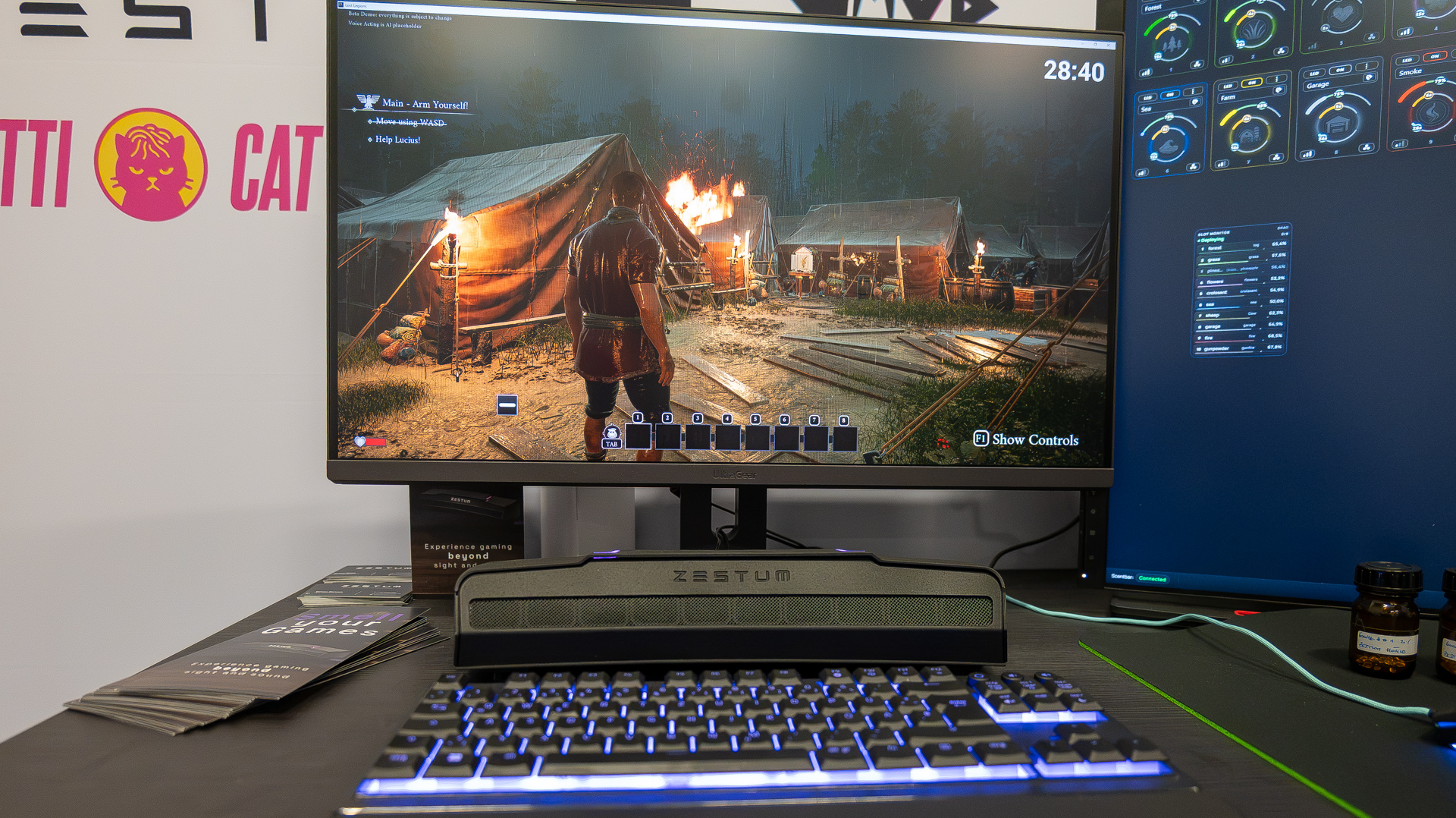 Zestum Scentbar &amp;ndash; gaming smells at Gamescom