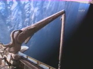 Endeavour Astronauts Inspect Shuttle Heat Shield Damage