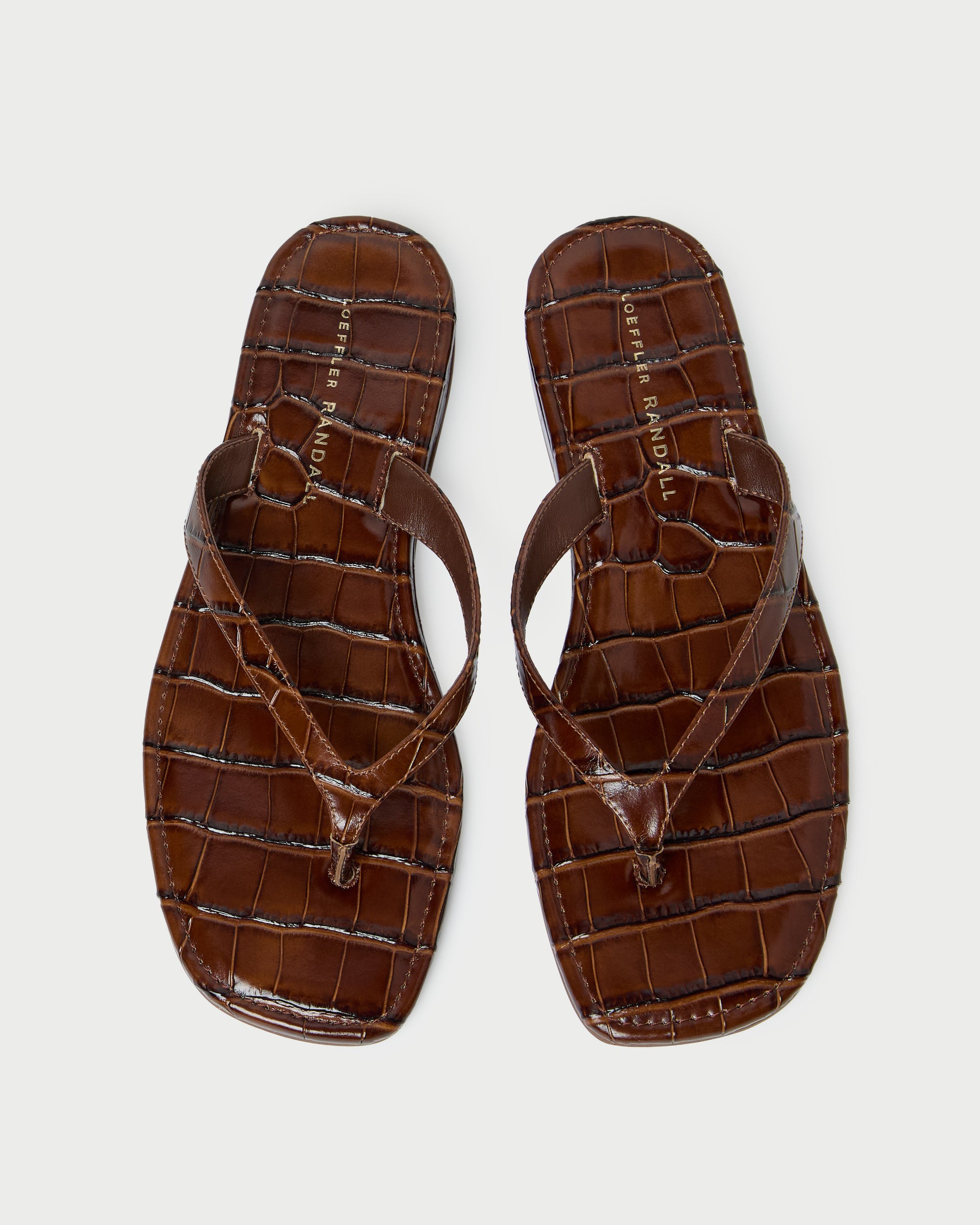 Lina Espresso Leather Flip Flop - Espresso / 5