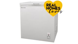 the Russell Hobbs RHCF150 White Chest Freezer