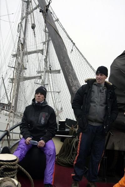 Rabobank's Lars Boom and Erik Dekker.
