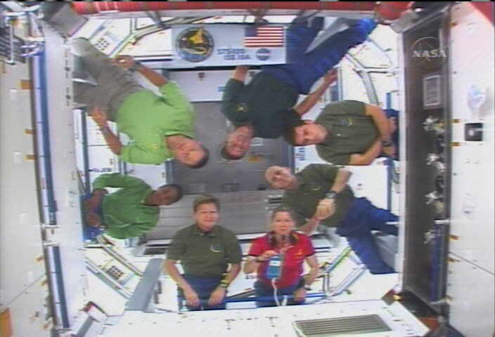 Astronauts Open Space Station&#039;s New Room