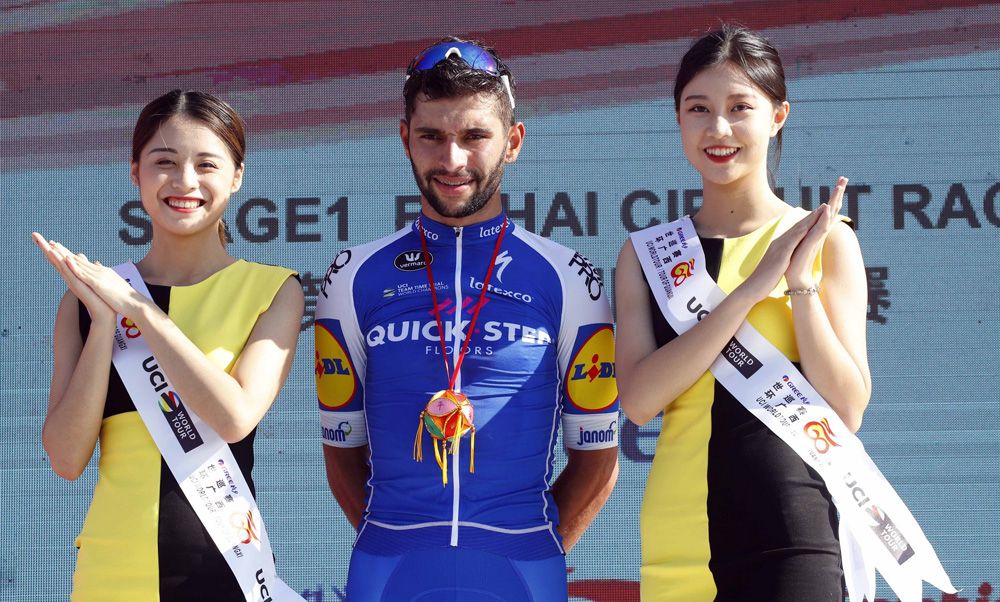 Fernando Gaviria (Quick-Step Floors) won stage 1 of the Tour of Guangxi
