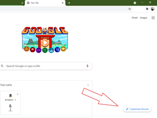 Google Chrome Desktop Suggestions Cards