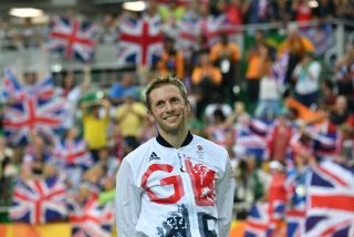 Jason Kenny (GBR) reluctantly accepts the limelight after winning the sixth Olympic gold in his career