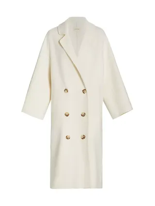 Borneo Double Breasted Wool & Cashmere Coat