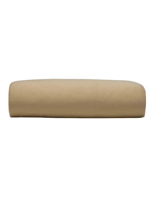 Soft-Wash Cotton Fitted Sheet in Sandalwood