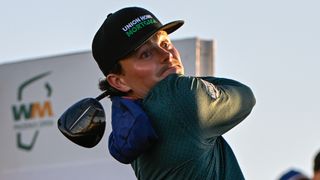 Luke Clanton takes a shot at the WM Phoenix Open