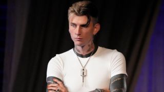 Machine Gun Kelly is Gwen Stefani's Playoff Advisor on The Voice Season 26 on November 19, 2024.