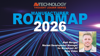 Matt Morgan, Market Development Manager for Broadcast AV at Ross Video