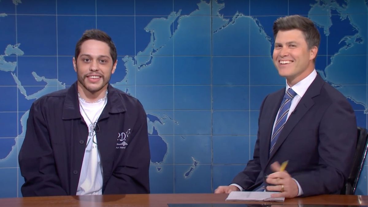 Pete Davidson and Colin Jost on SNL&#039;s Weekend Update