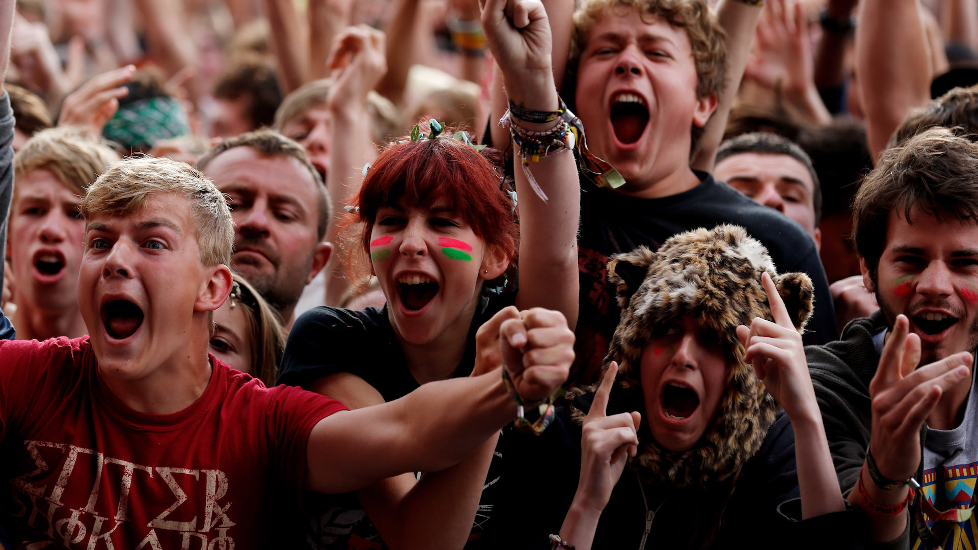 Reading and Leeds Festival crowd