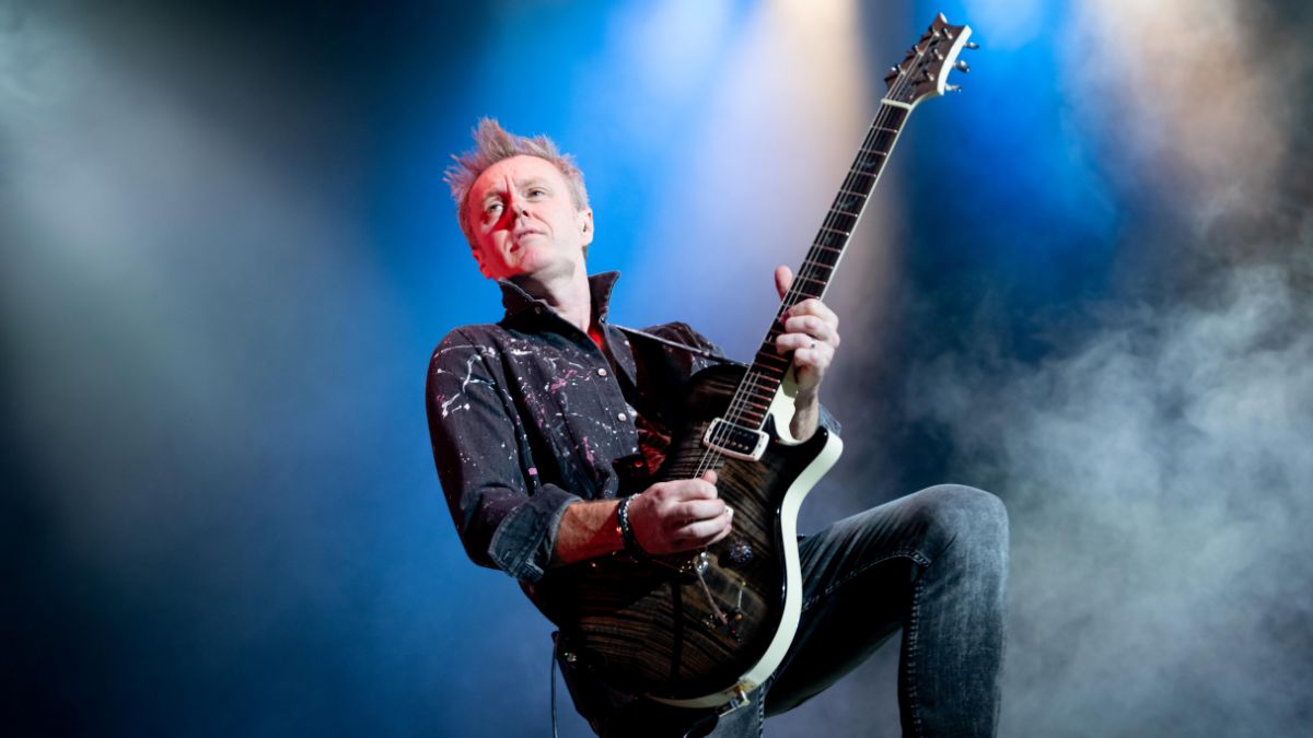 Deep Purple guitarist Simon McBride performs during the = 1 More Time Tour at Budweiser Stage, on August 25, 2024 in Toronto, Ontario, Canada