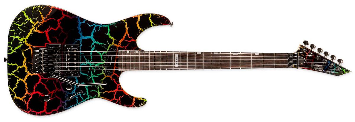 ESP LTD '87 Series Rainbow Crackle