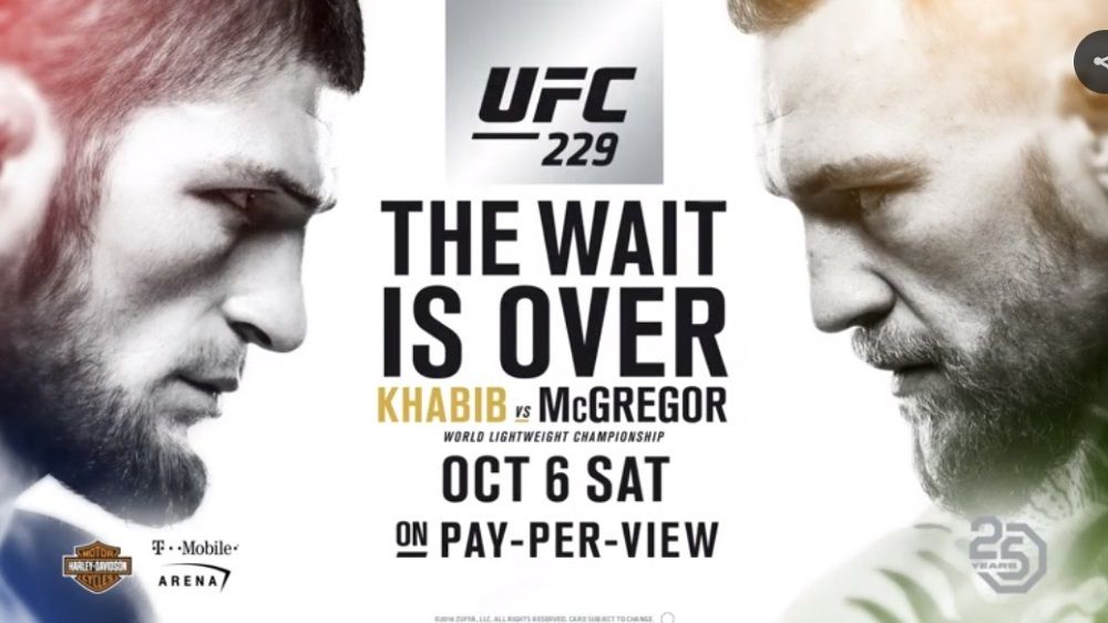 如何观看khabib Vs Mcgregor 直播来自任何地方的直播ufc 229