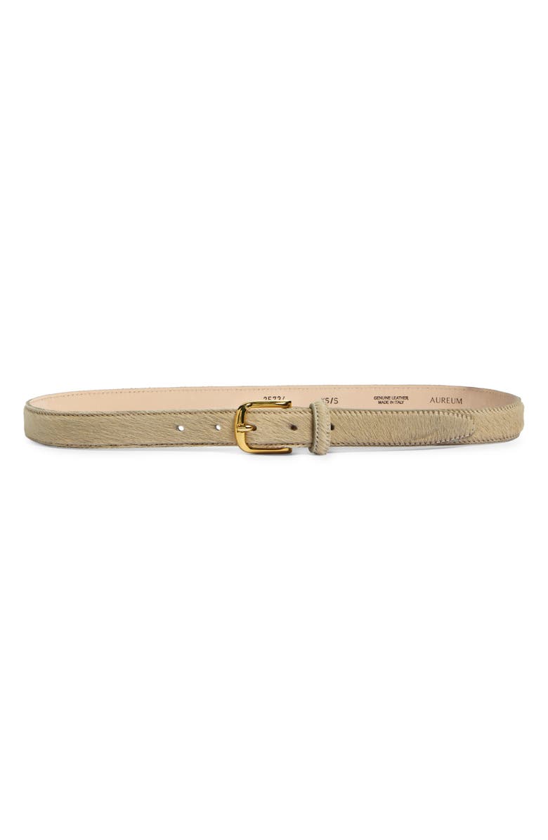 AUREUM No. 14 Genuine Calf Hair Belt