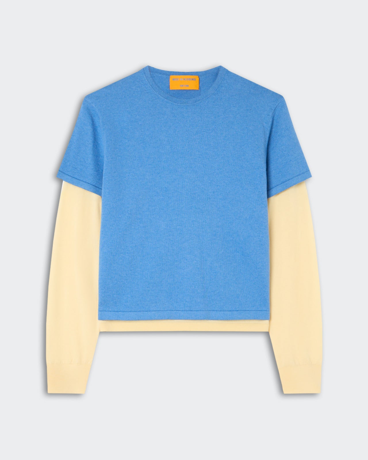 Layer Tee - Delft Azul/manteiga - Delft Azul/manteiga / Xs