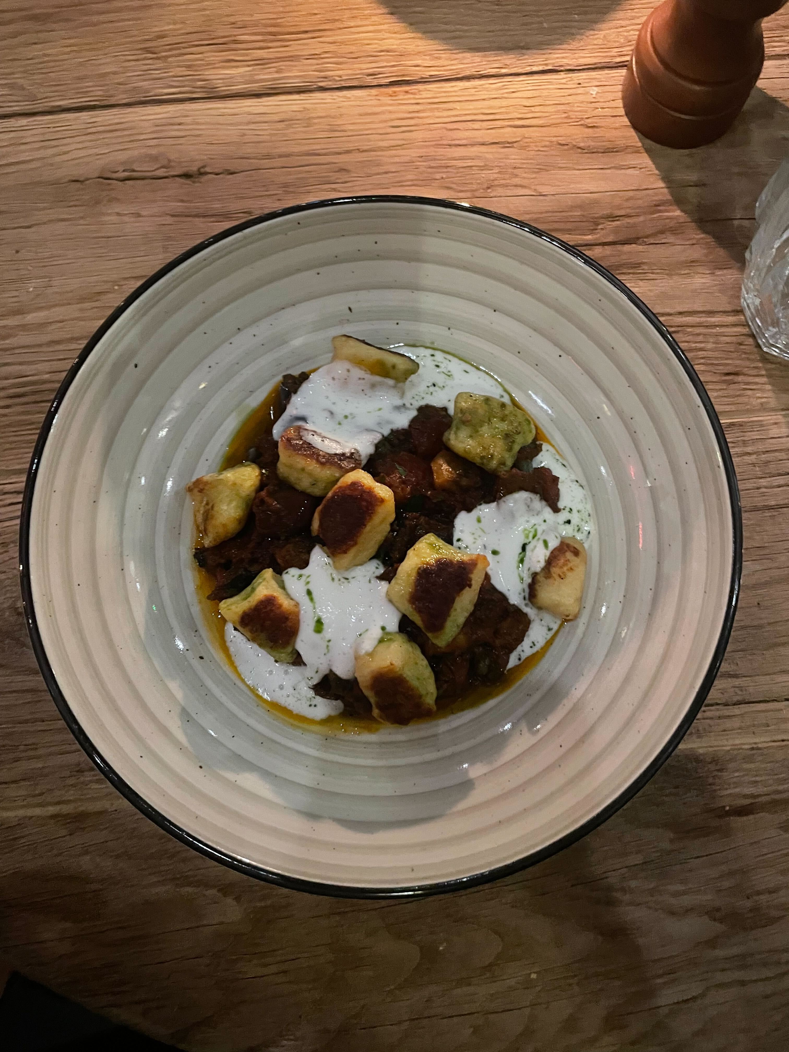 an image of the gnocci at the brook and badger