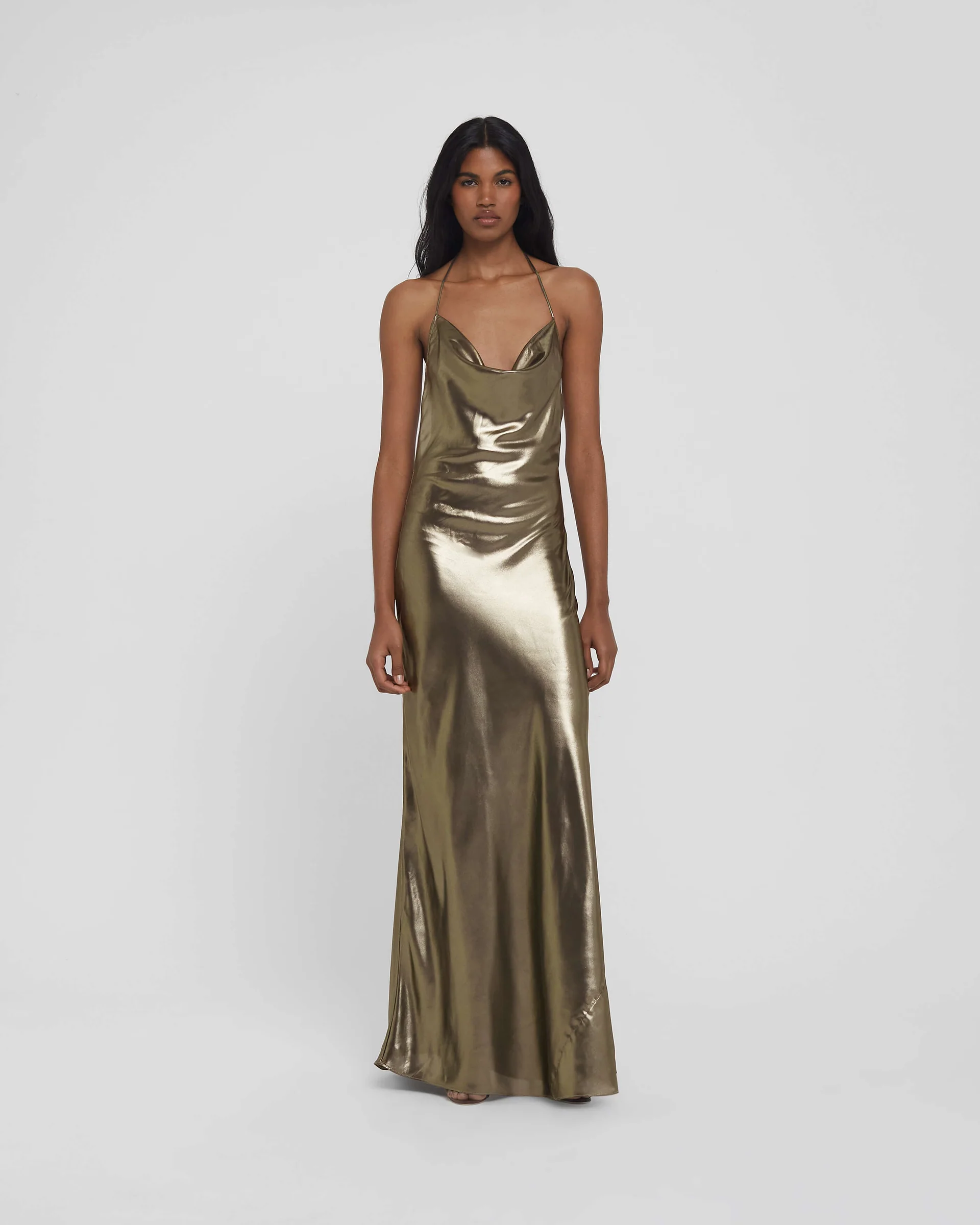 Rat And Boa Gold Venus Dress