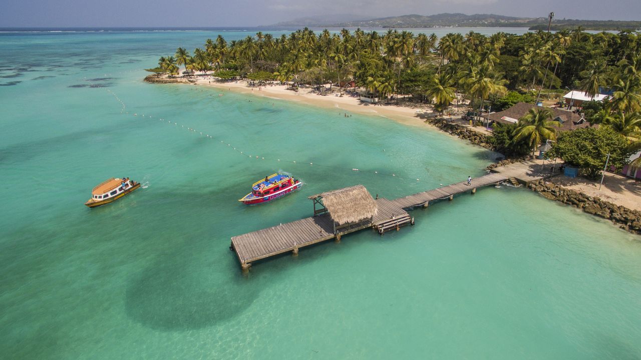 Tobago aerial shot