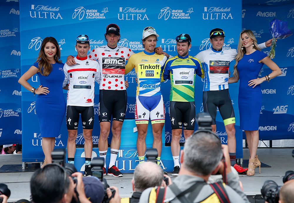The jersey winners of the 2015 Tour of California