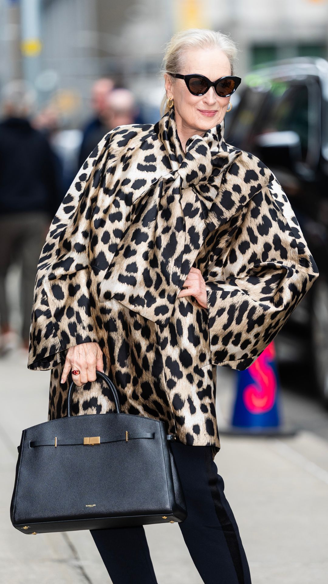 Meryl Streep is seen in Midtown on April 01, 2026 in New York City.