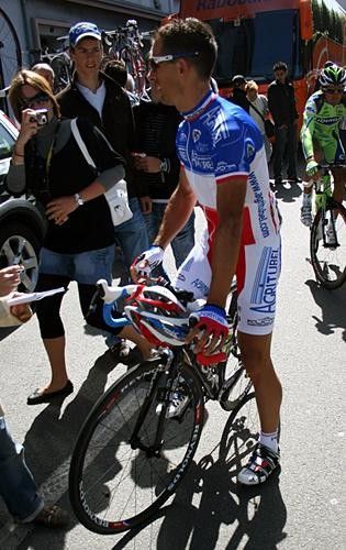 Nicolas Vogondy (Agritubel) is the new French champion and is a vision of blue, white and red in his nation's most important race.