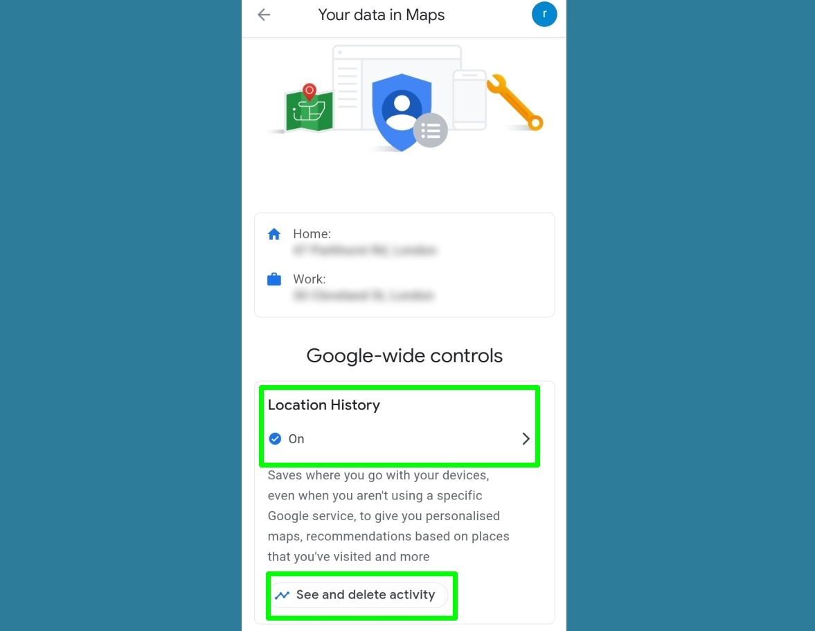 How to View Location History in Google Maps - Your Data