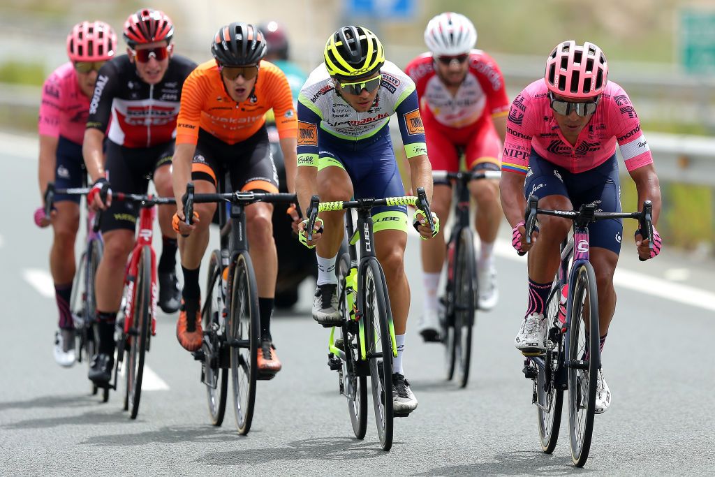 VELEFIQUE SPAIN AUGUST 22 Christian Eiking Odd of Norway and Team Intermarch Wanty Gobert Matriaux competes during the 76th Tour of Spain 2021 Stage 9 a 188 km stage from Puerto Lumbreras to Alto de Velefique 1800m lavuelta LaVuelta21 on August 22 2021 in Velefique Spain Photo by Gonzalo Arroyo MorenoGetty Images