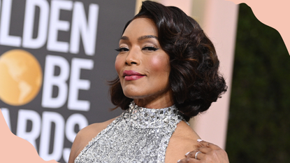 Angela basset at the golden globes with a bob hairstyle
