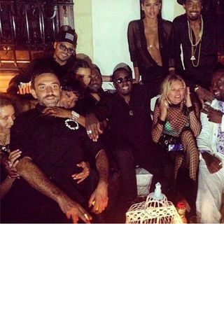 Kate Moss, Naomi Campbell, Kim Kardashian, Kanye West and more at Riccardo Tisci's birthday party