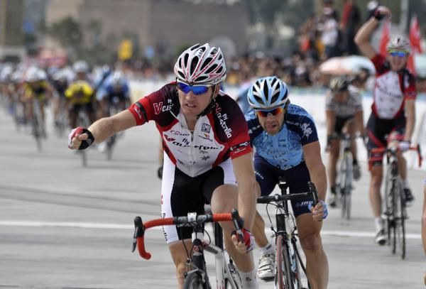 It was the second stage win for Aaron Kemps during the Tour of China.