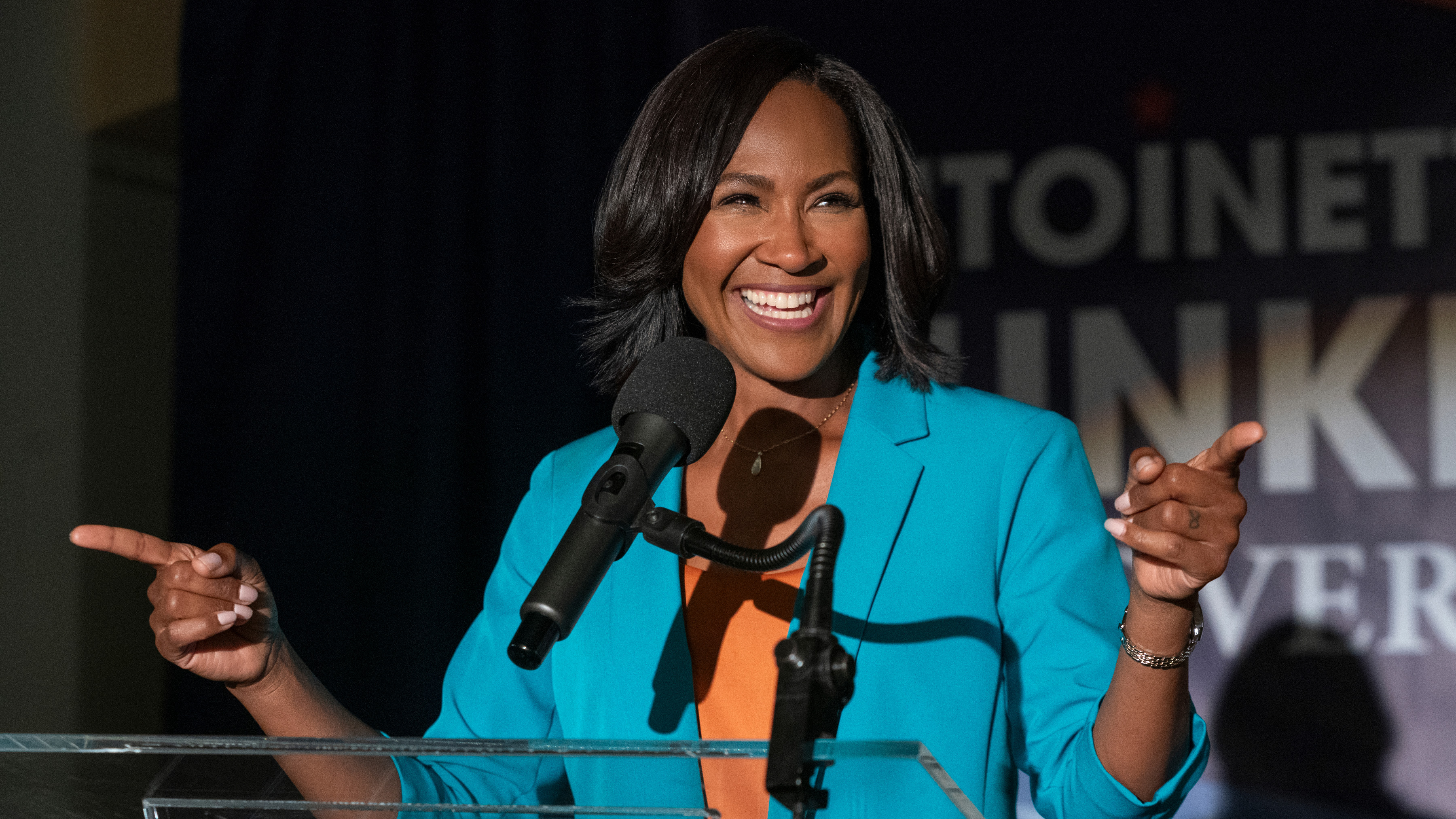 Terri J. Vaughn as Antoinette Dunkerson in She the People season 1.