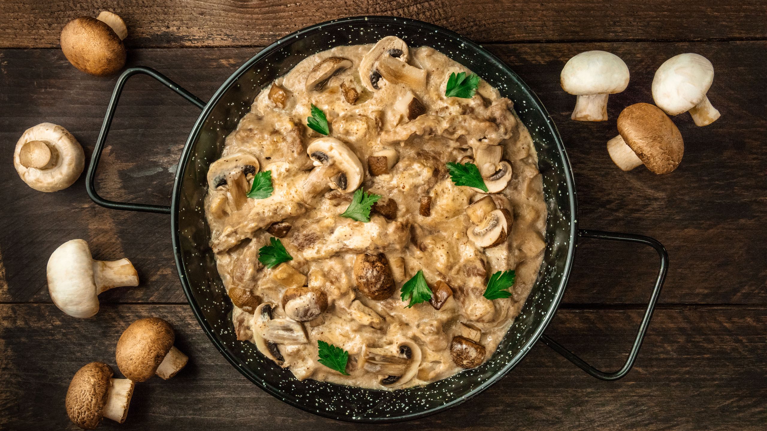 mushroom stroganoff