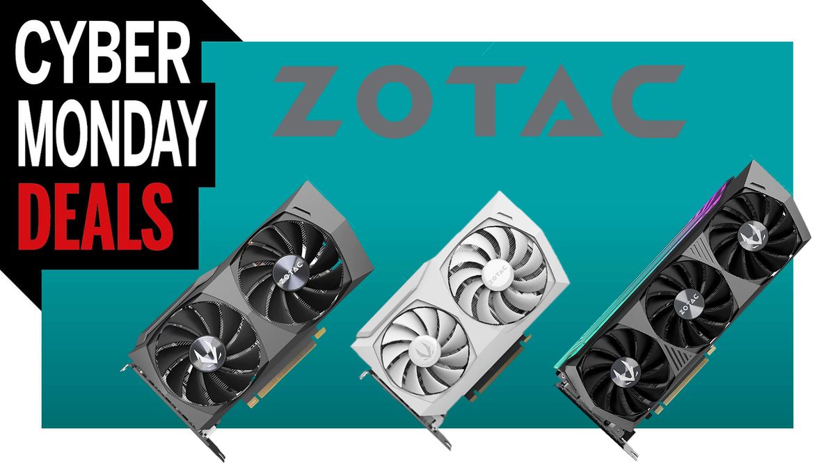 Zotac GPUs are at their lowest prices ever for Cyber
Monday