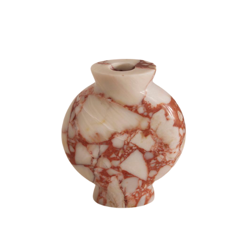 Sesso Vase, Wide, Red Bulgari