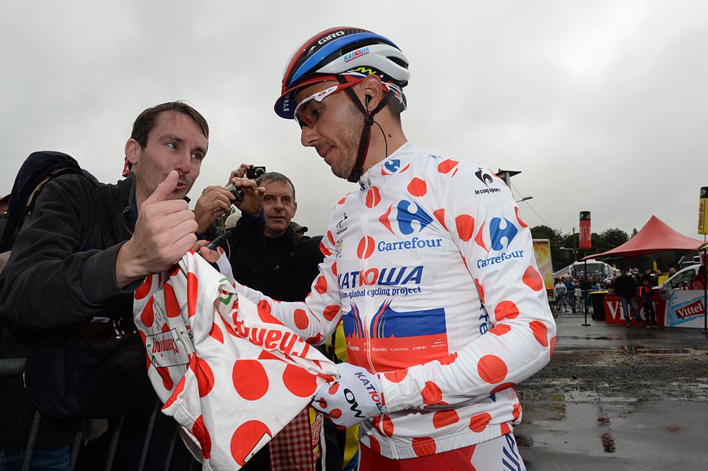 Mountains classification leader Joaquim Rodriguez (Katusha)