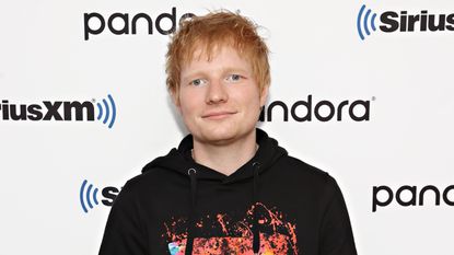 Ed Sheeran visits the SiriusXM Studios on September 14, 2021 in New York City