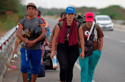 Venezuelan migrants.