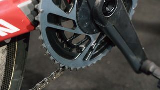 The chainrings are a one-piece direct-mount arrangement