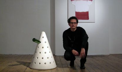  Sebastian Bergne with wine bottle