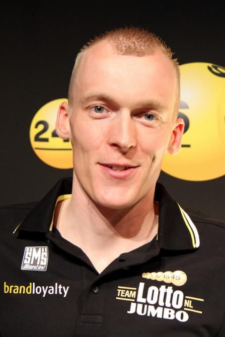 Robert Gesink at the launch of LottoNL-Jumbo