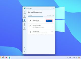 PC Manager storage management
