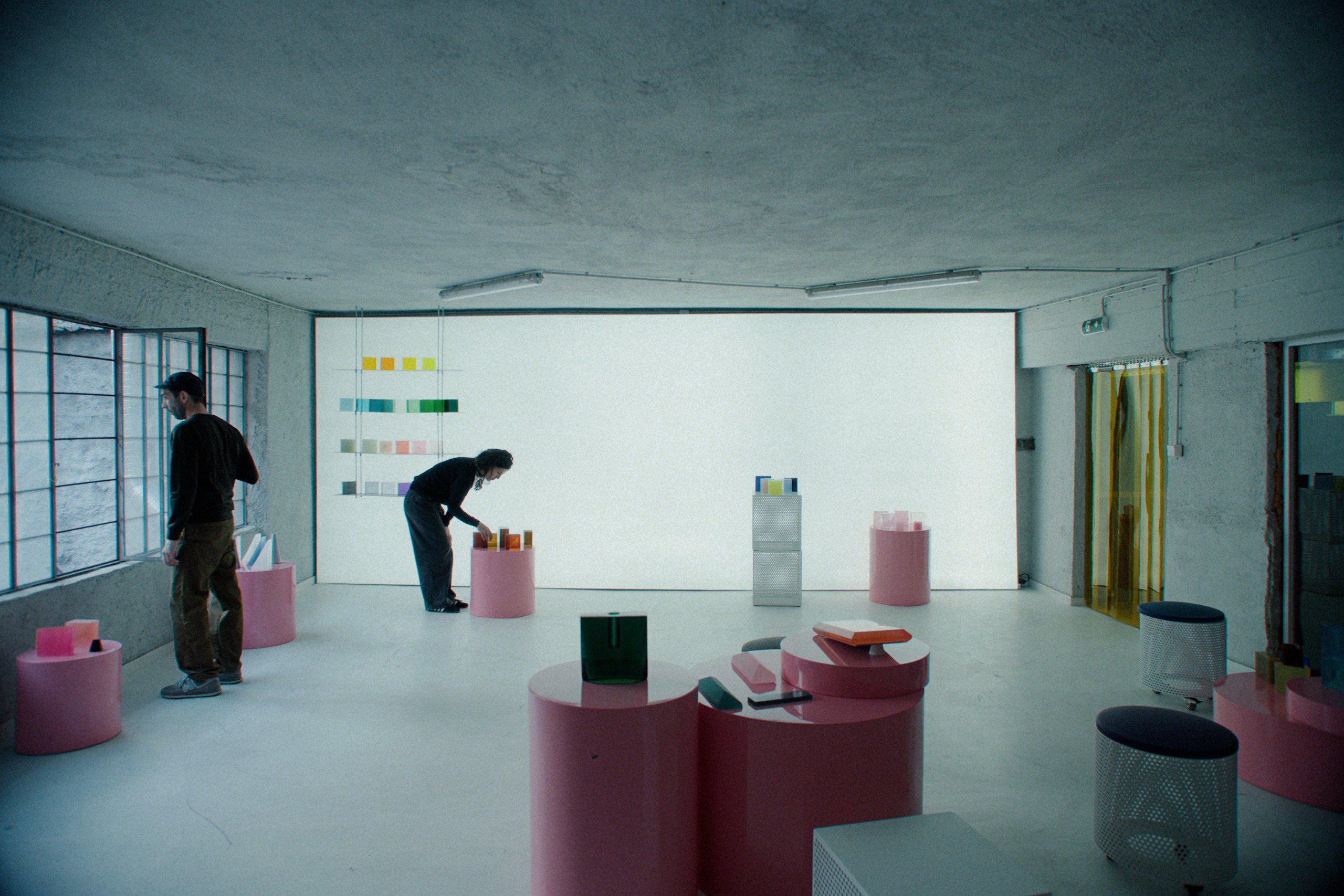 film still from Wallpaper* movie at Objects of Common Interest workshop