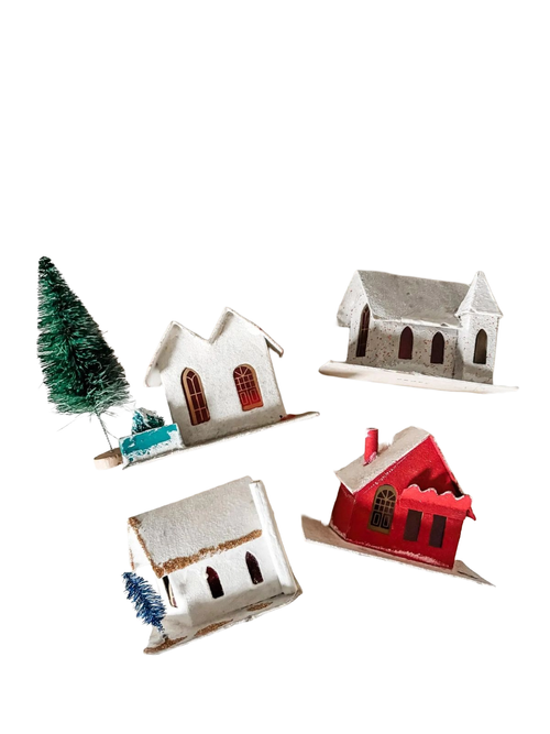 Vintage Putz Houses